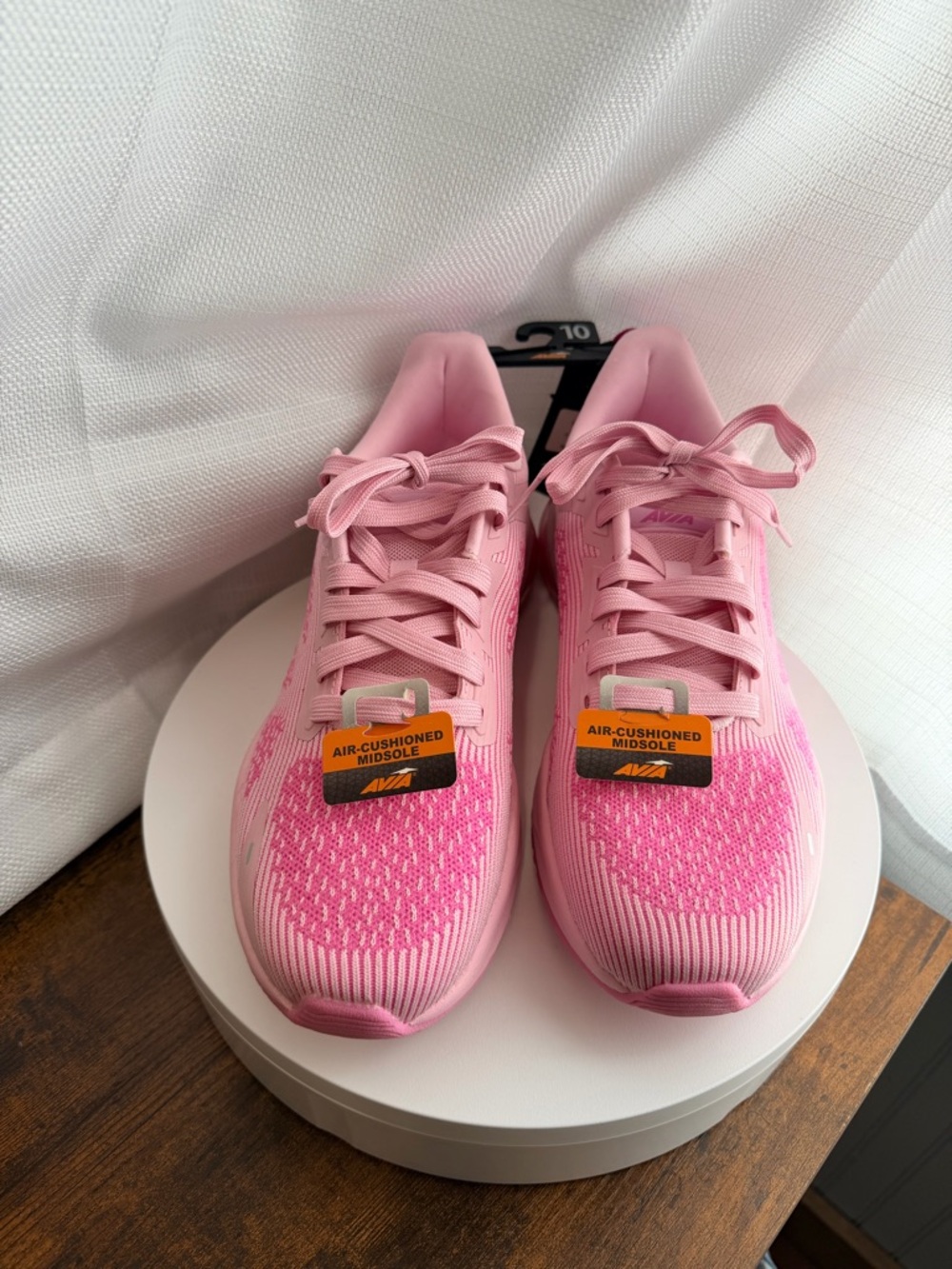 Size 10 - NWT Women's Pink Air-Cushioned Running Shoes